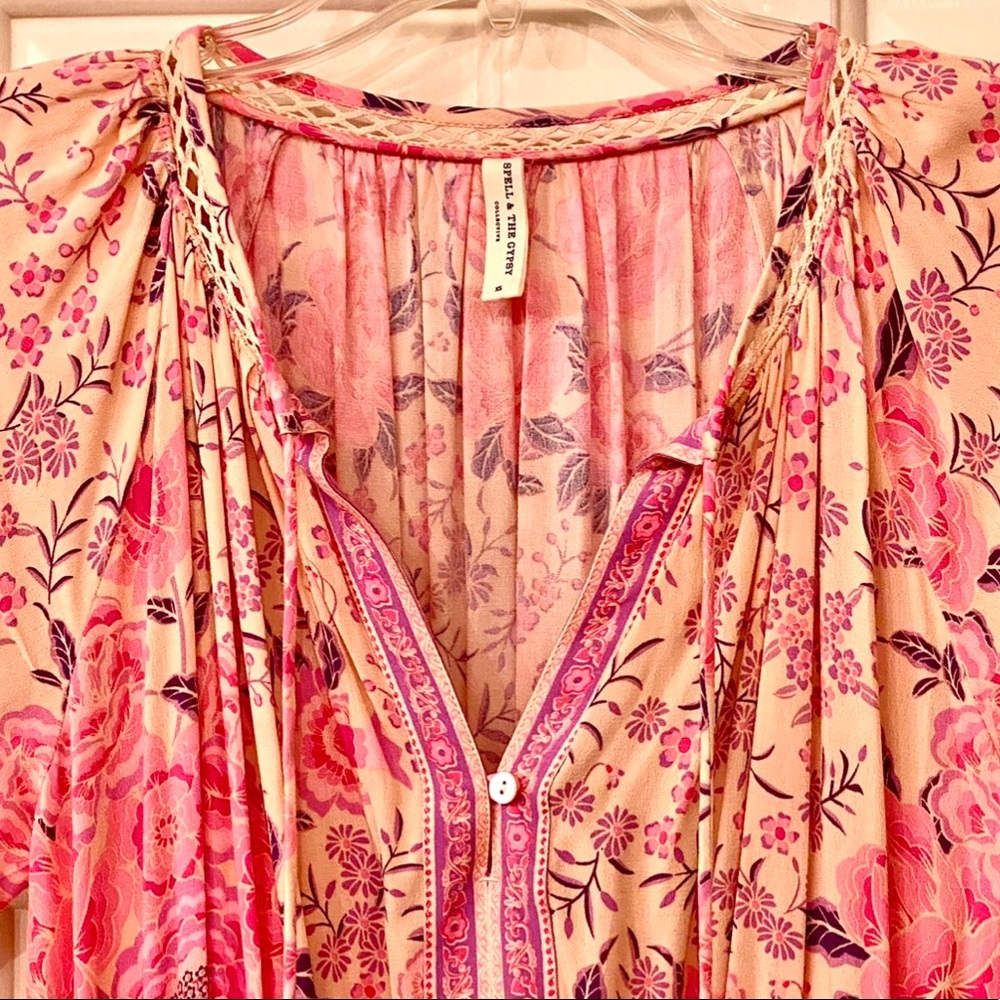 🌺🎉HP🎉🌺 NWOT Spell & The Gypsy Mystic Playdress - Picture 9 of 16
